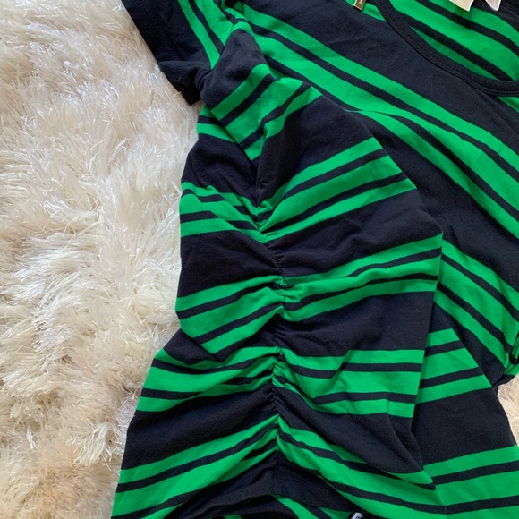 MICHAEL KORS Stripped Zipper Detail Tee - Picture 3 of 6